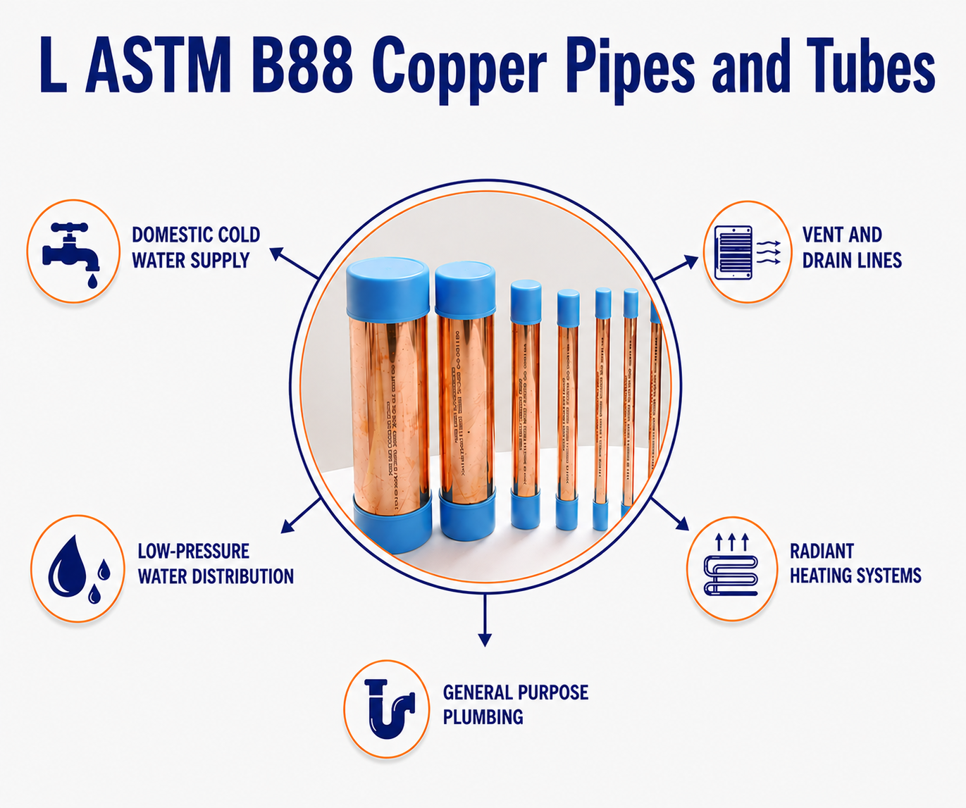 ASTM B88 Copper Pipes and Tubes